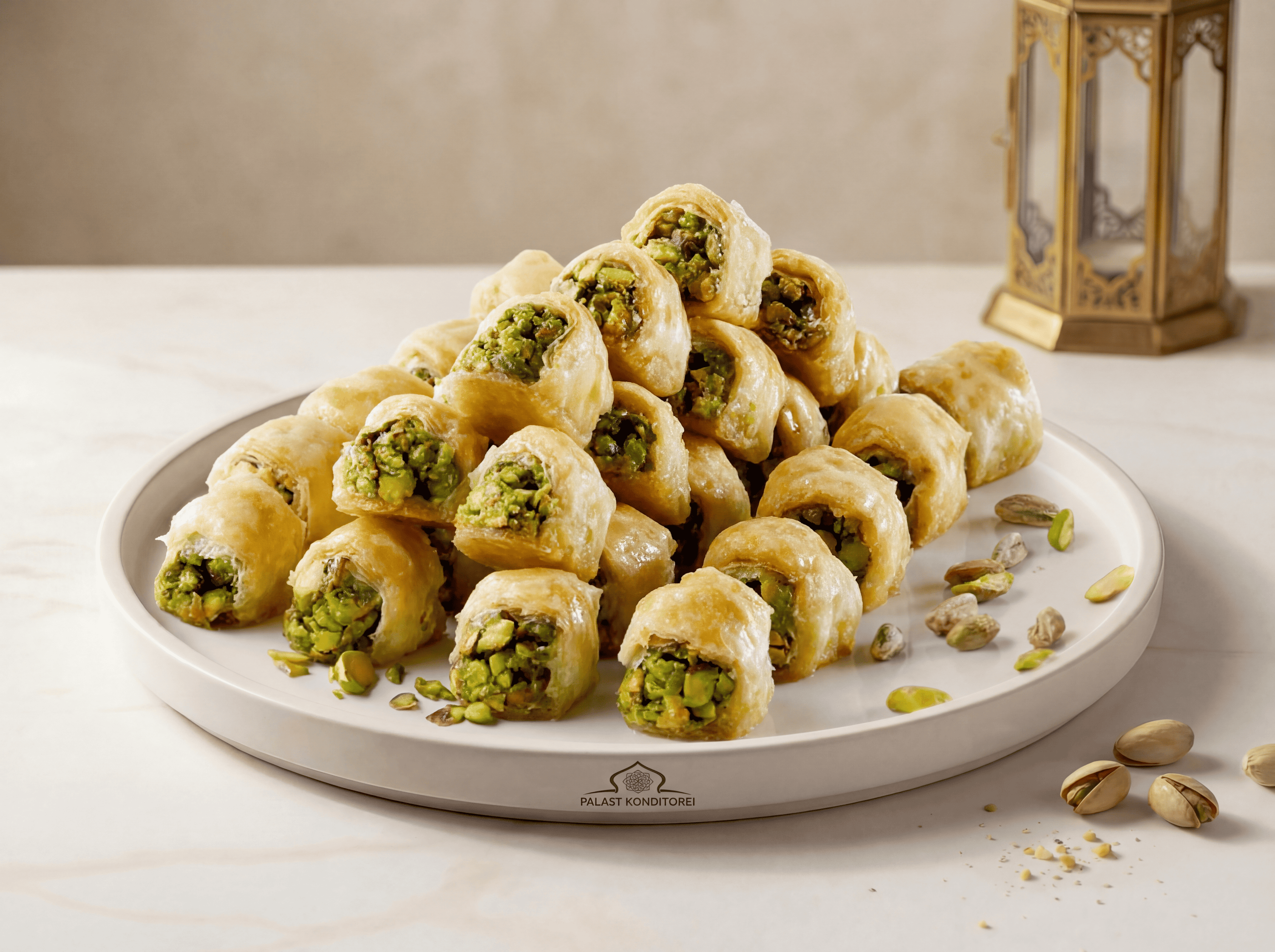 Pistazien Rollen